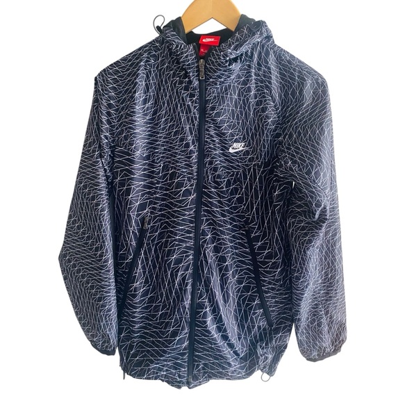 Nike RU Grid Print WindRunner Women's Jacket EUC Size XS - Picture 4 of 13